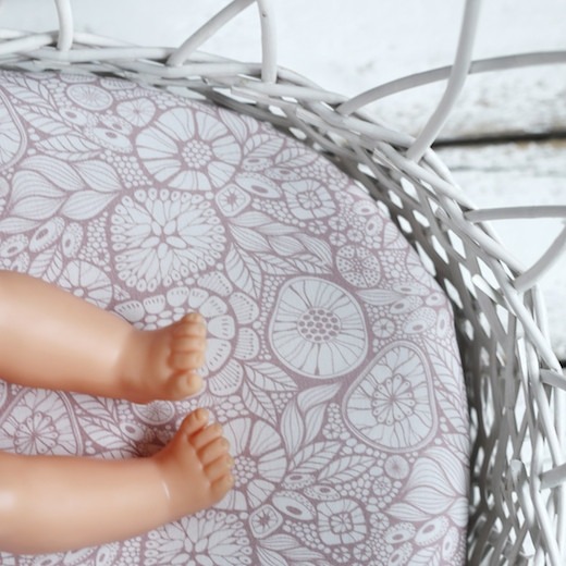 Sleepee Prześcieradło do gondoli We Care 2-pak Pink/Wiewióry