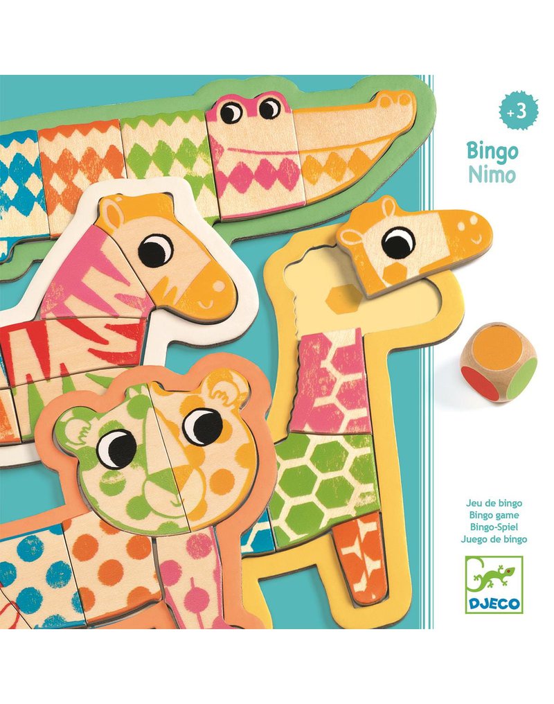 Djeco Gra Drewniana BINGONIMO +3 lata