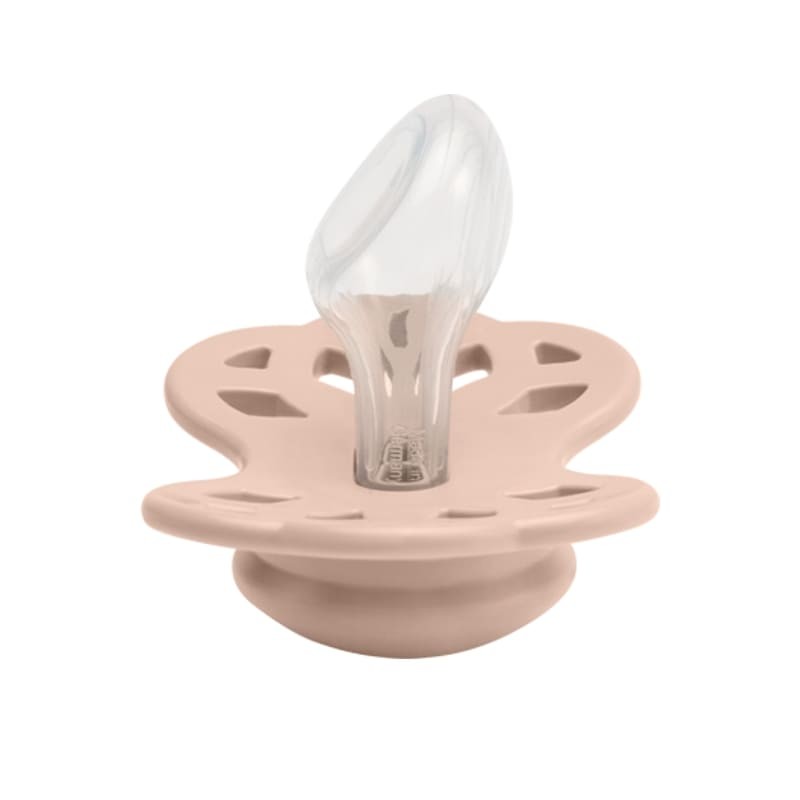 Bibs, Smoczek anatomiczny  Silikonowy M Blush