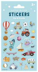 Little Dutch Naklejki Jim & Friends 3+