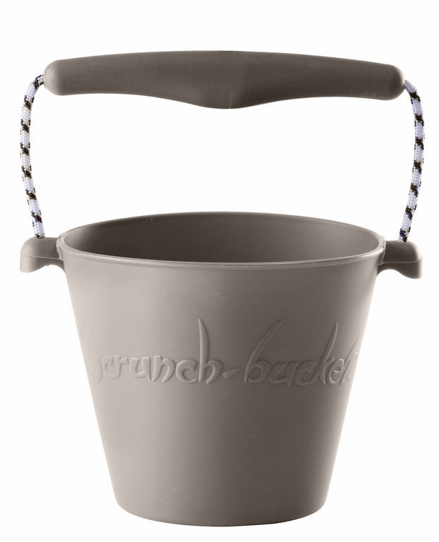 Scrunch Bucket Zwijane Wiaderko Pudrowy Szary | 0+