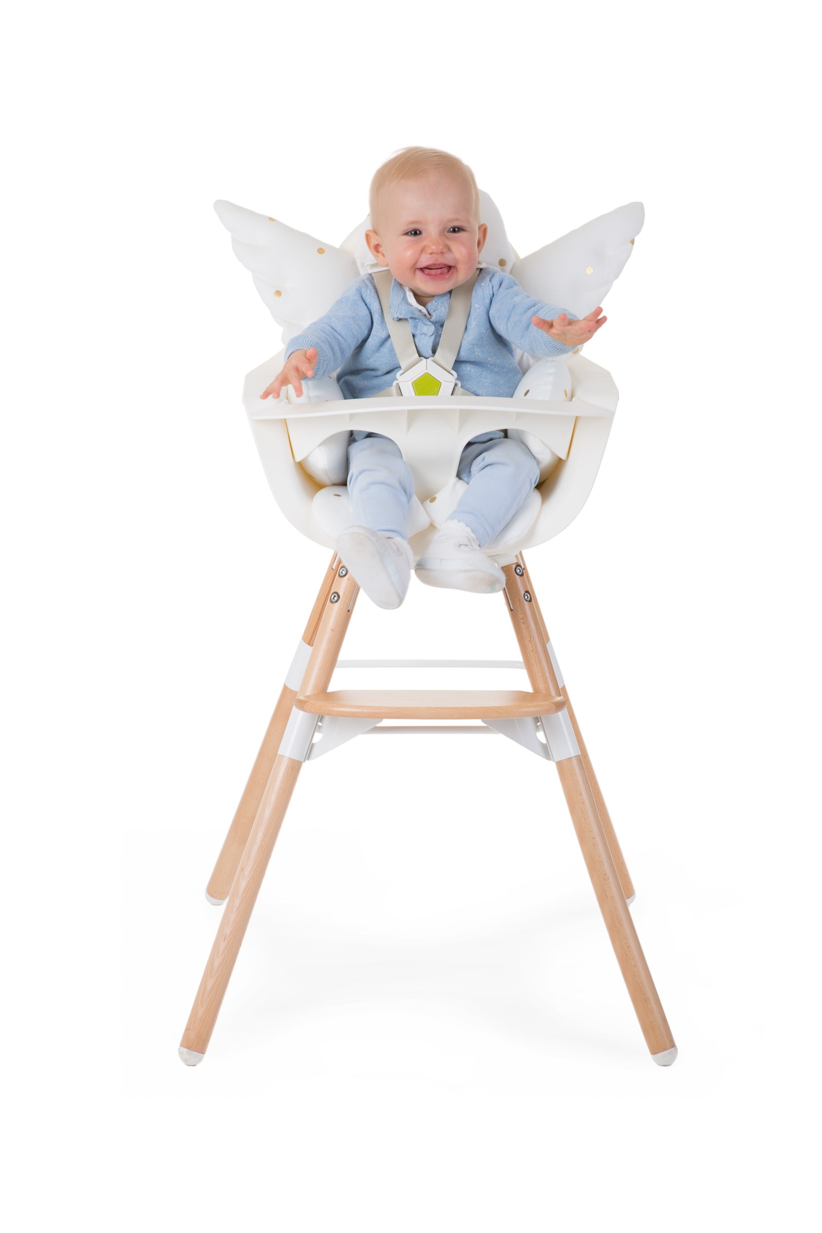 Childhome, Krzesełko do karmienia Evolu 2 ONE80 Natural/White