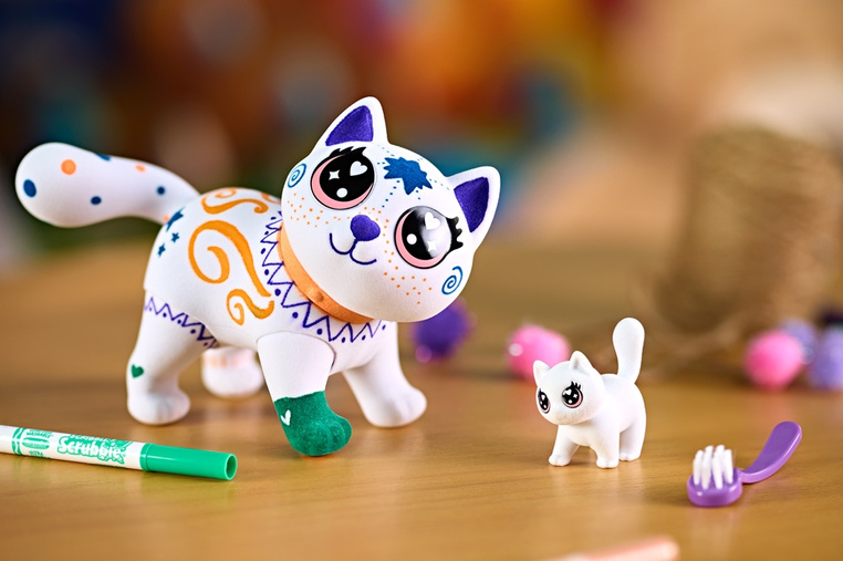 Crayola Zestaw Kreatywny Washimals Kotka Jenny Jumbo 3+