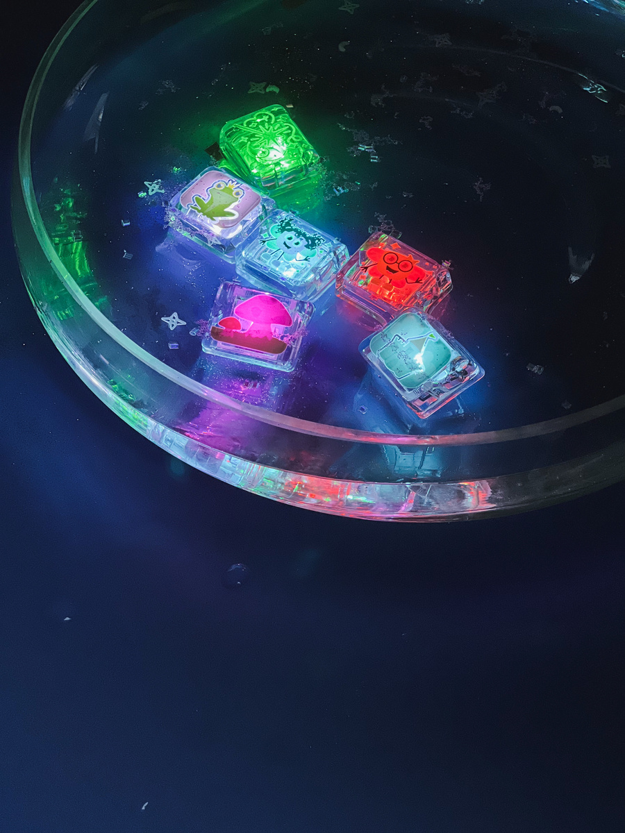 Glo Pals Kostki Świetlne Sensoryczne 6el wróżki 3+