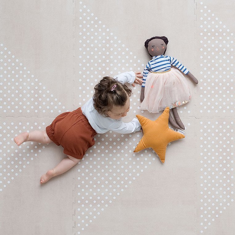 Toddlekind Mata Piankowa Earth Clay Beige 120x180cm 0+