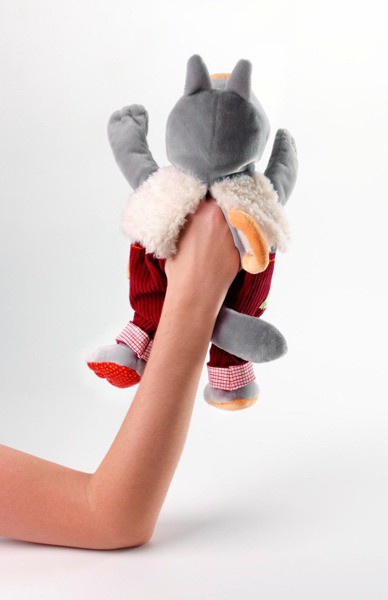 Lilliputiens Wilk Nicolas i 3 Świnki Pacynki