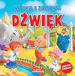 Książeczka "Dźwięk, nauka i zabawa zmysłami" 20cm | Fabryka Wafelków