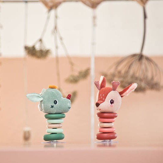 Lilliputiens Grzechotka Smok Joe z przyssawką 6m+