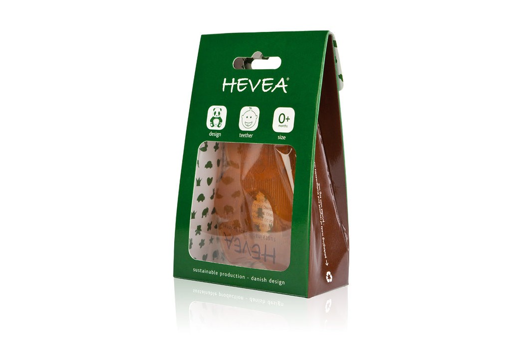 HEVEA Gryzak Panda Naturalny Kauczuk 0+