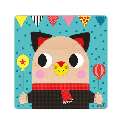 Janod Układanka magnetyczna Zwierzątka 2-5 lat