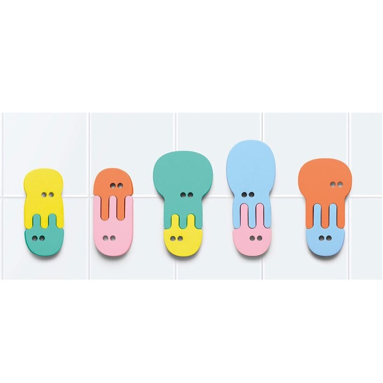 Quut Puzzlo-Meduzy Piankowe do Kąpieli 10el 3+