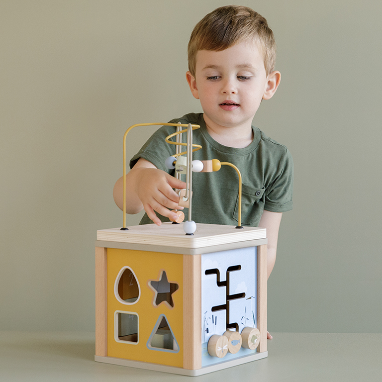 Little Dutch Kostka Aktywizująca Little Goose Mięta 18m+