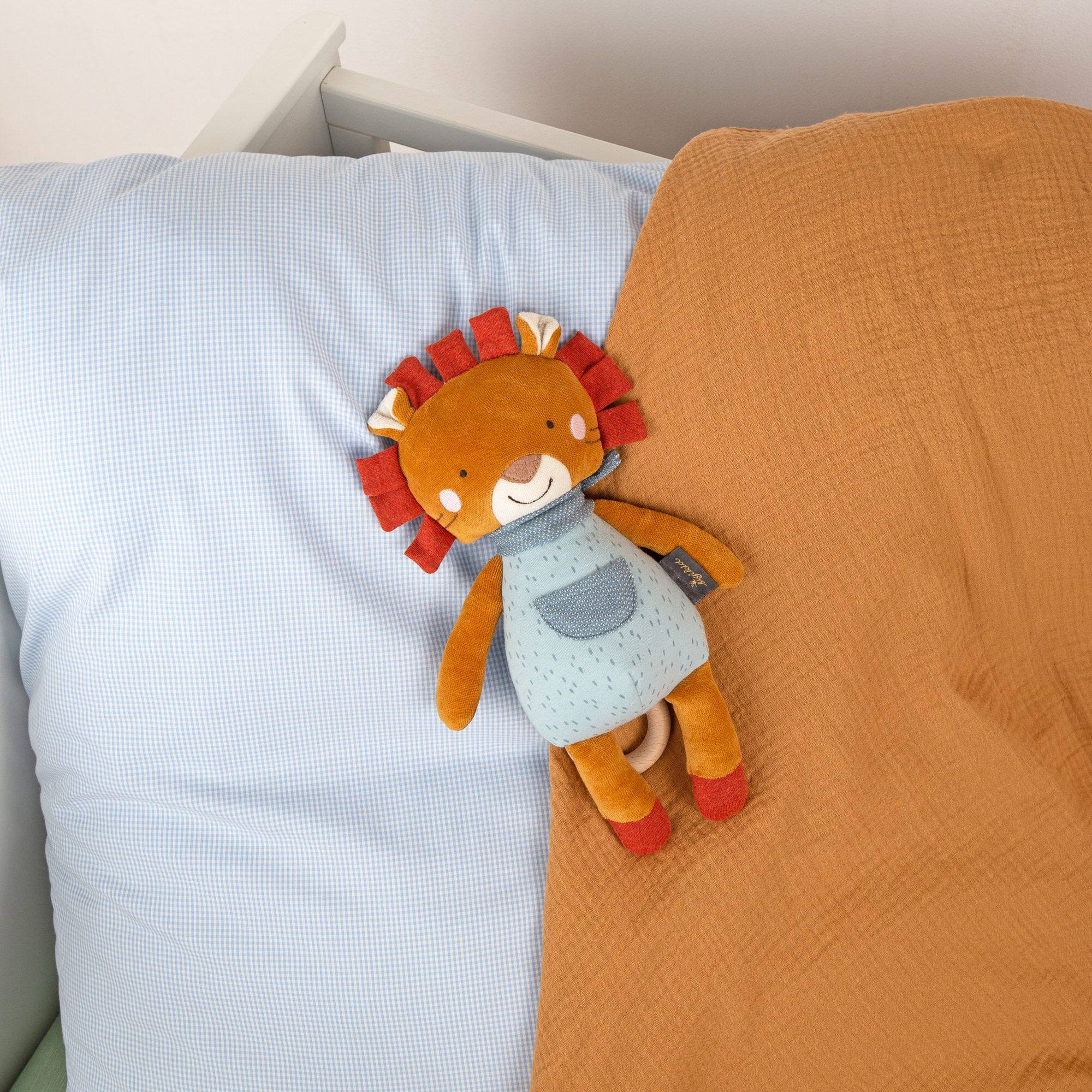 Pierwsza przytulanka Lew z pozytywką – grająca maskotka 30 cm | sigikid