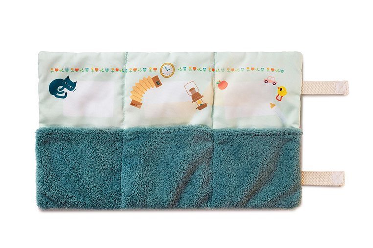 Lilliputiens Mini Rodzina Krówek Rosalie z Matą 0+ | Przytulanka Edukacyjna