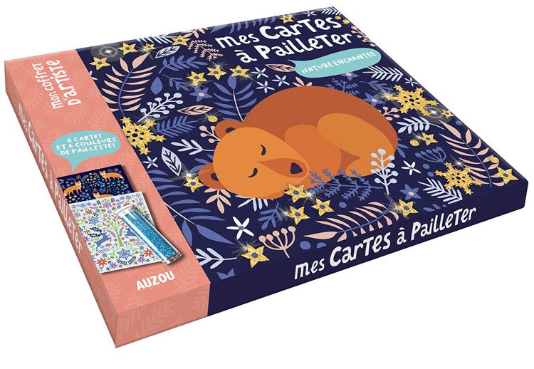 Auzou Kolorowanie Brokatem Zwierzątka Leśne 3+