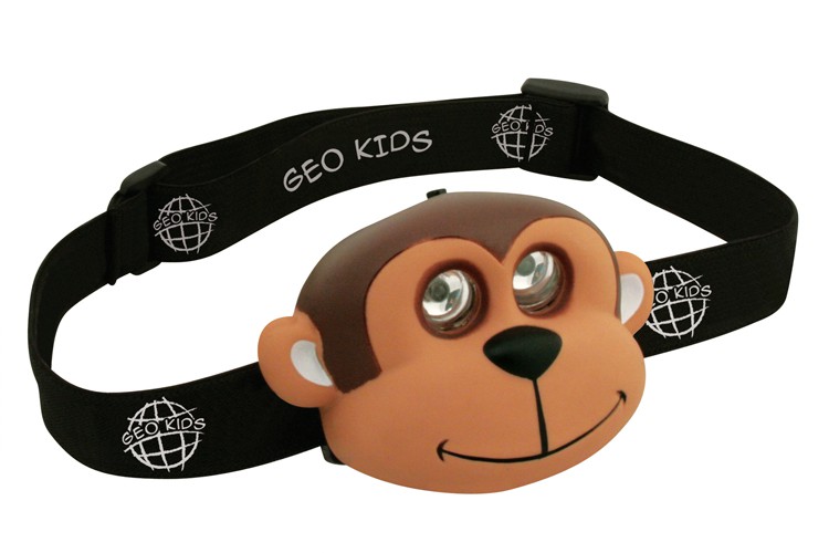 Geo kids Latarka czołowa MAŁPA 5+ LED