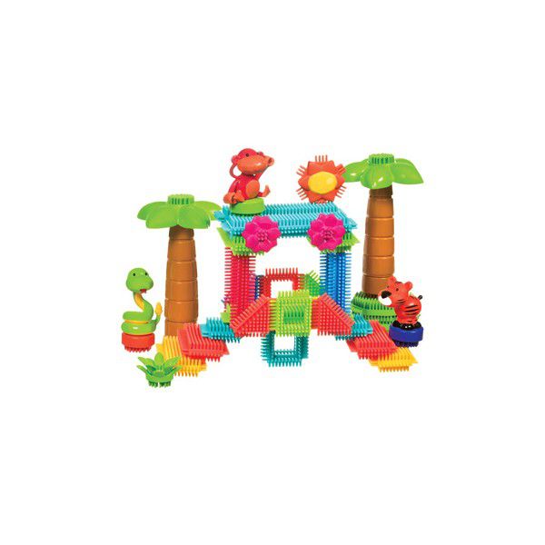 Klocki Jeżyki Bristle Blocks - Dżungla 58el. 2+