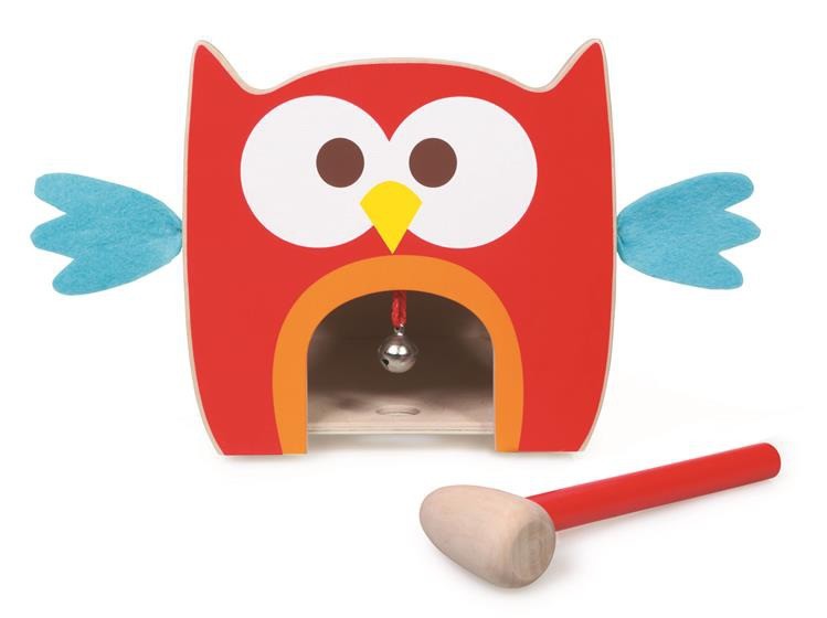 Scratch Toc-Toc Przebijanka Sowa 12m+