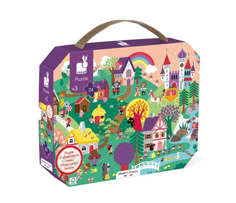 Janod Puzzle Obserwacyjne Baśnie 24el 3+