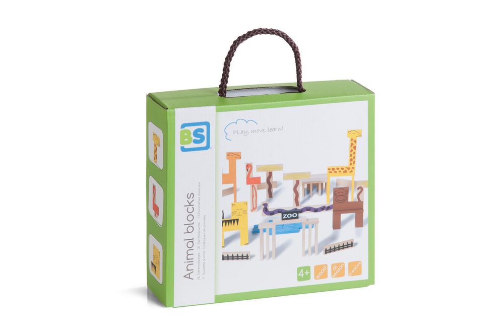 Klocki drewniane ZOO