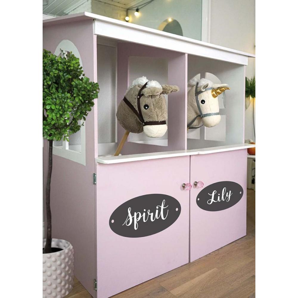 Jabadabado Koń na kiju Brązowo-biały 3+