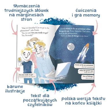 Frank i Księżyc. Czytam po angielsku. Edgard