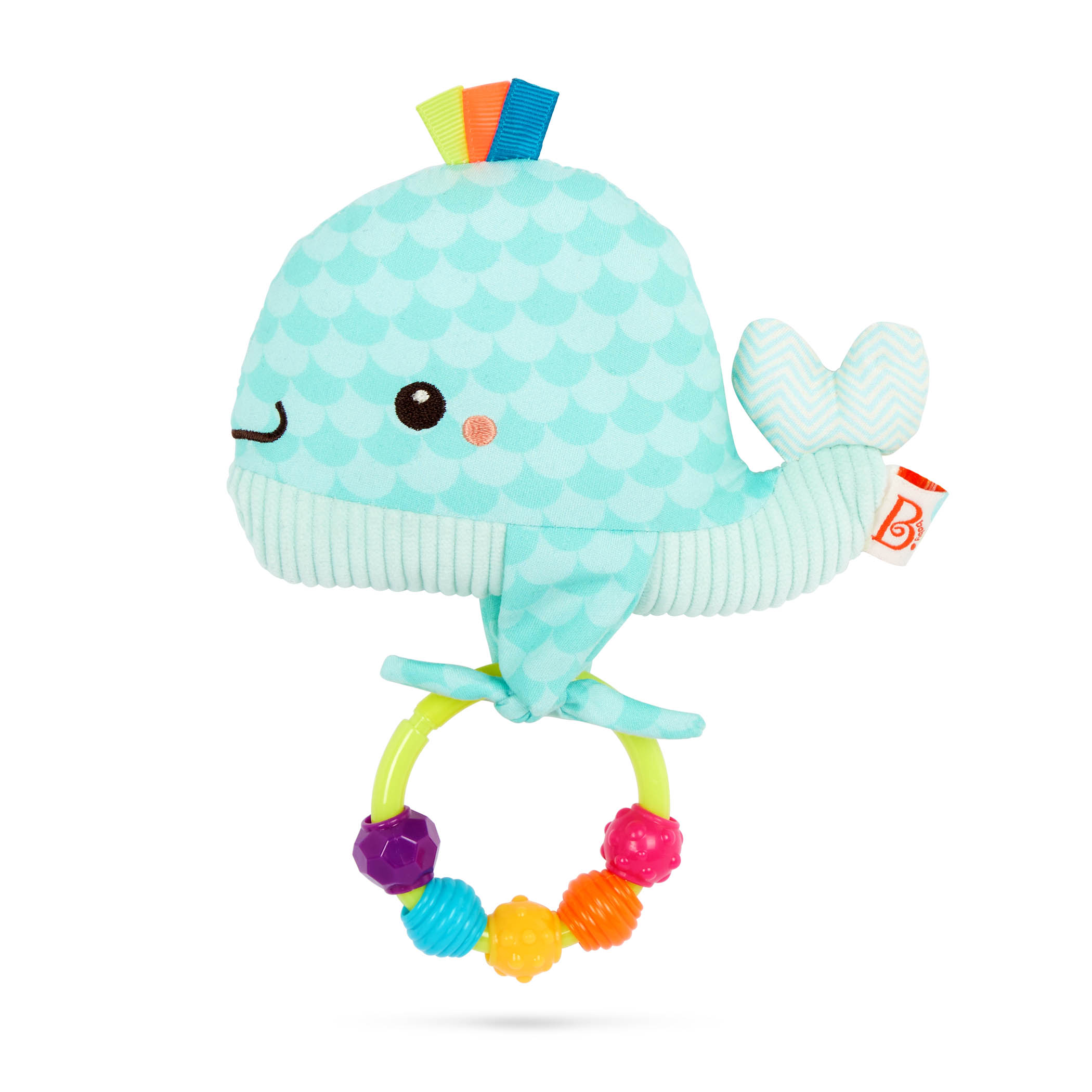 Btoys, Whimsy Whale – grzechotka sensoryczna – WIELORYBEK