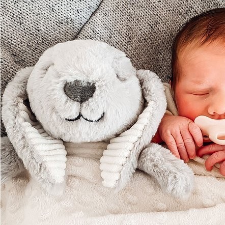 Flow Amsterdam, Uspokajający króliczek Milo the bunny Popielaty 0m+