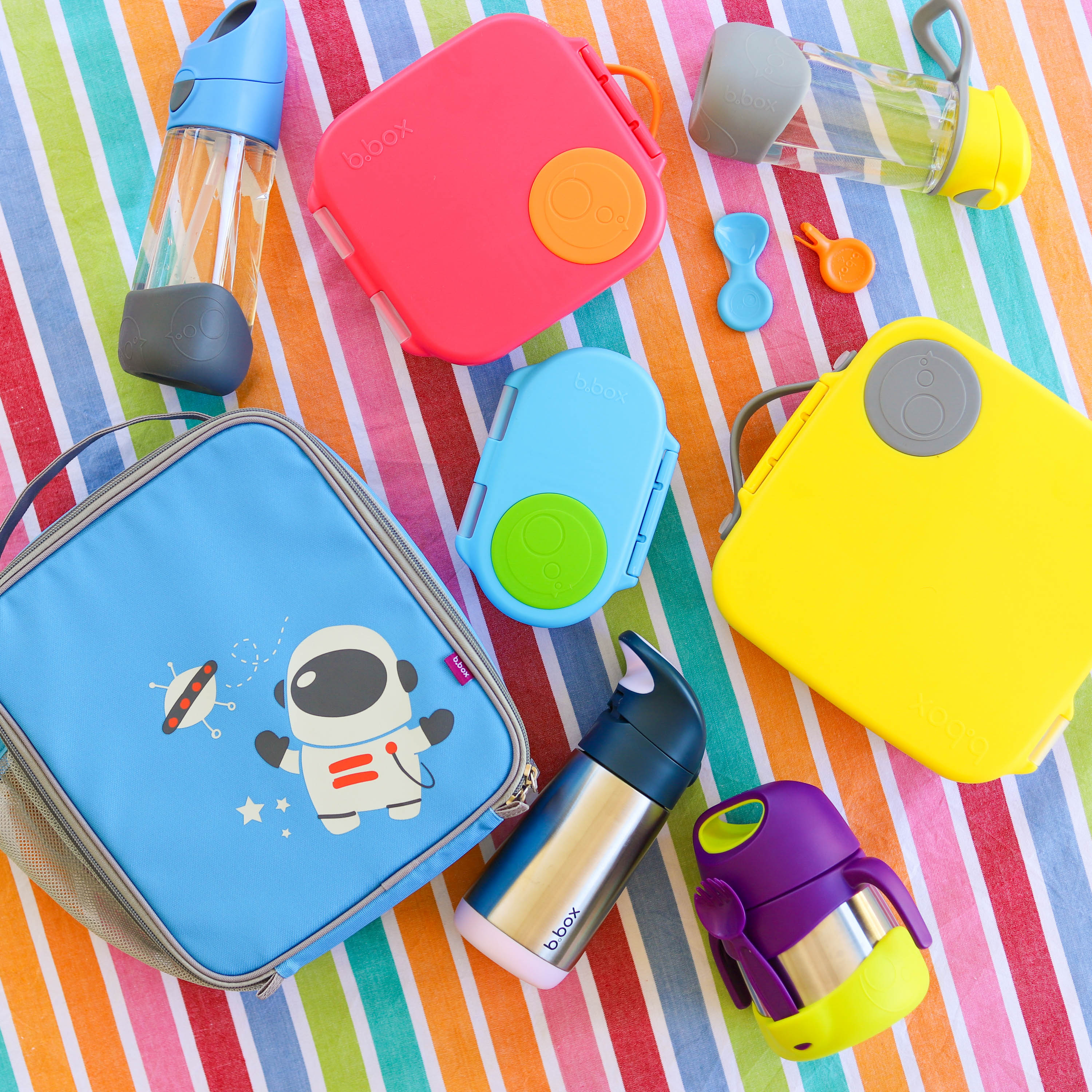 B.box Mini Lunchbox - Blue Slate 12m+