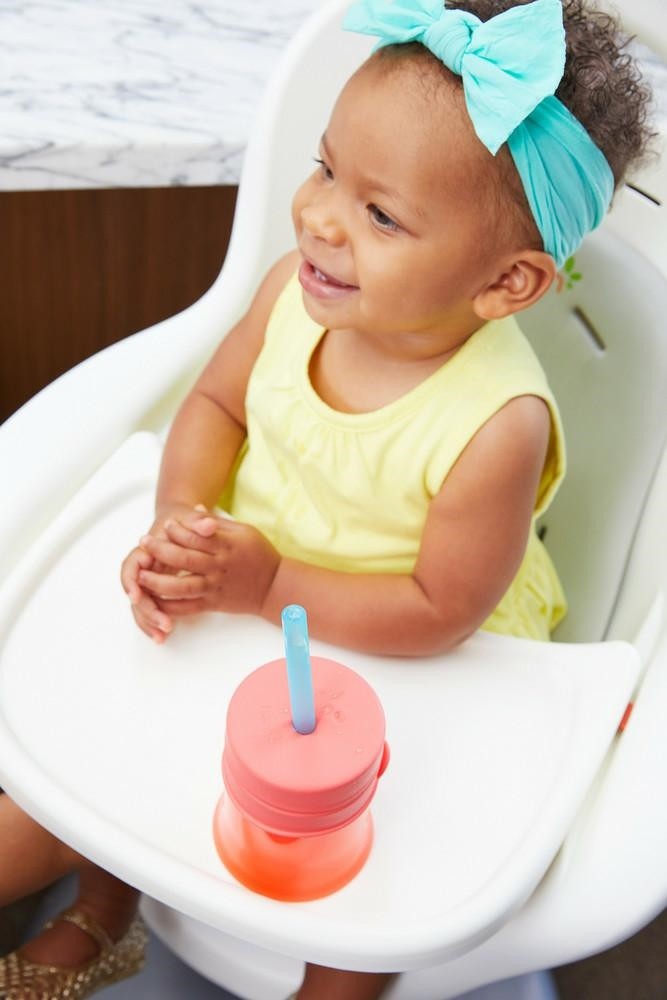 Boon Snug Silikonowe Słomki z Czyścikiem 6+ miesięcy