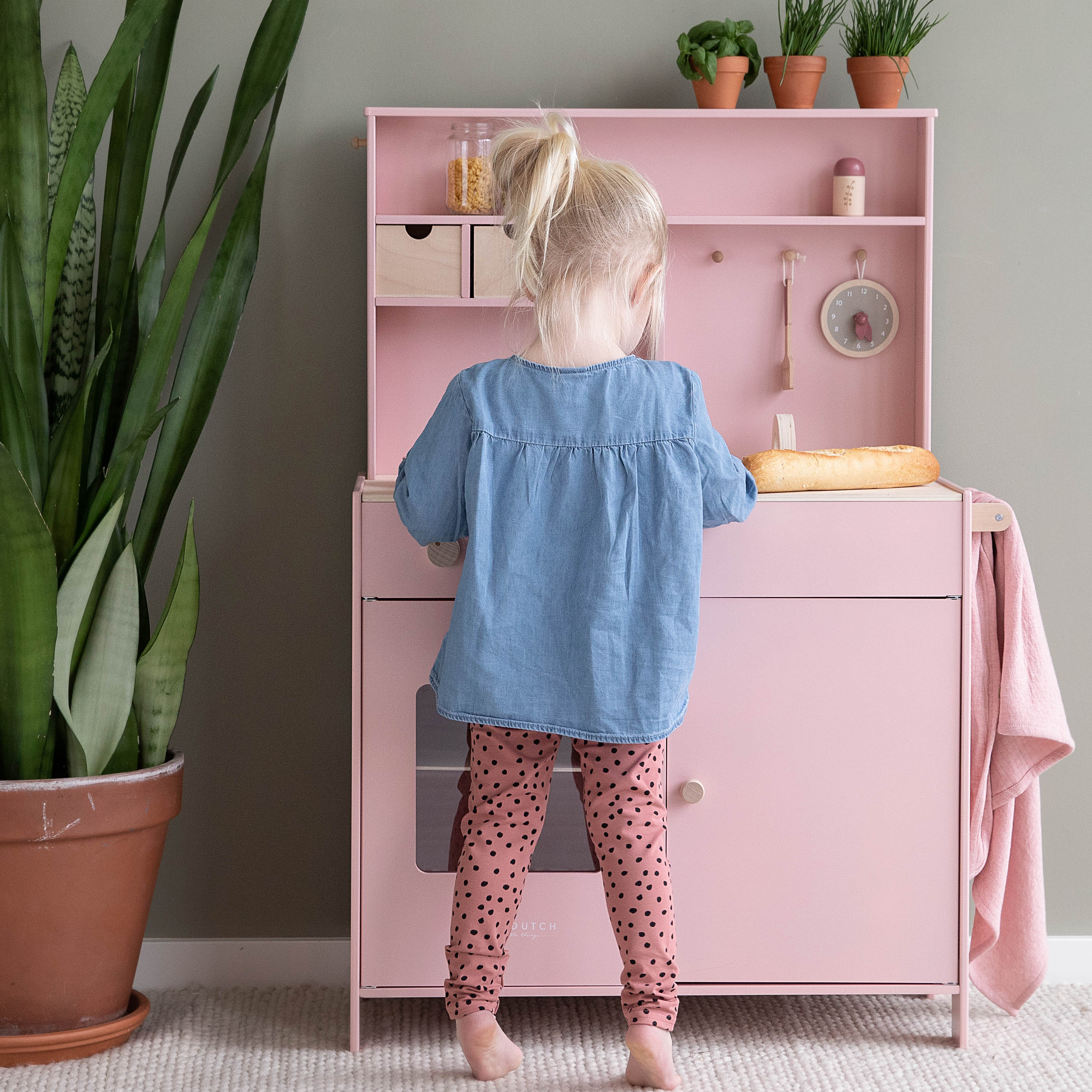 Little Dutch, Kuchnia drewniana Różowa