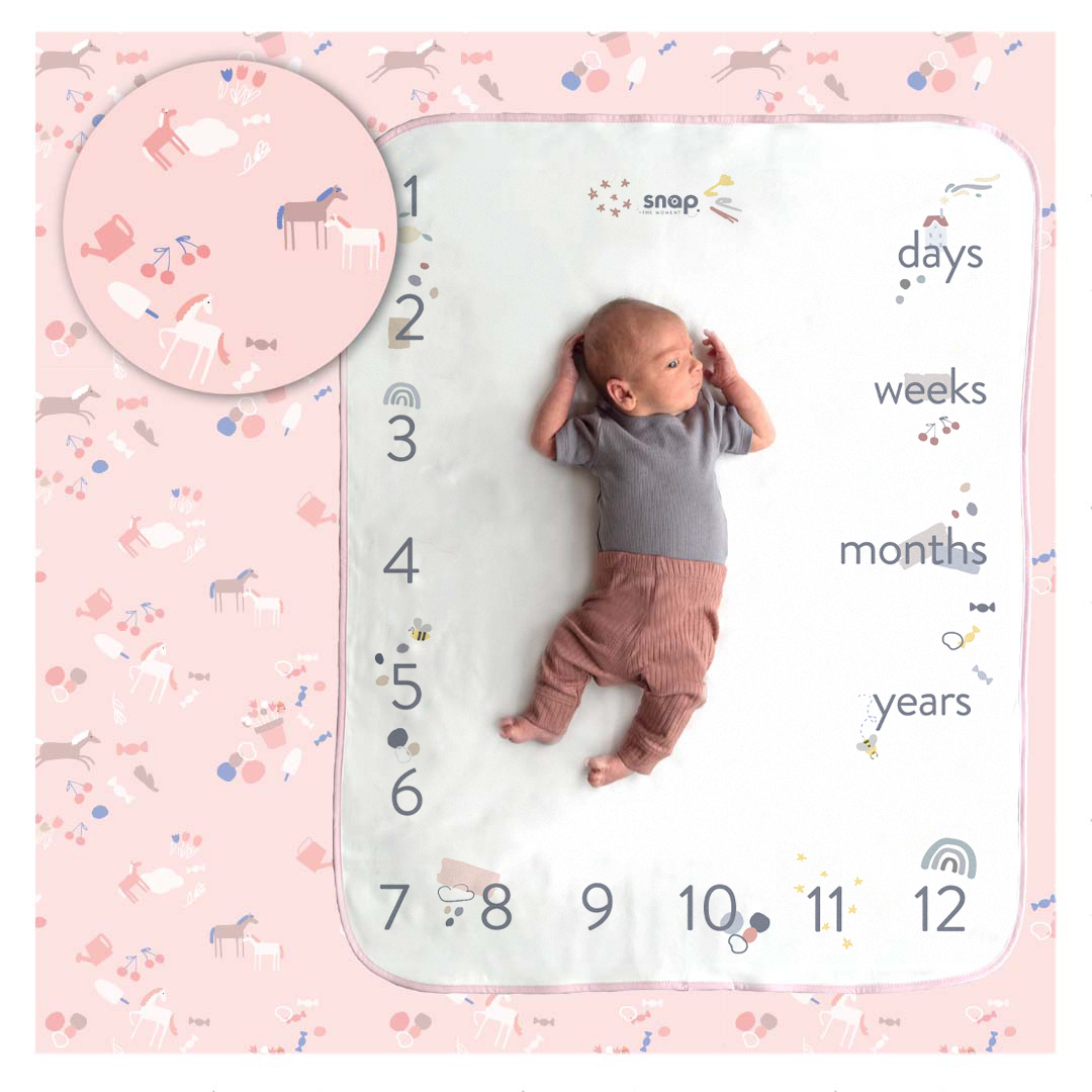 Snap the moment, Foto-kocyk Candy pink wersja angielska