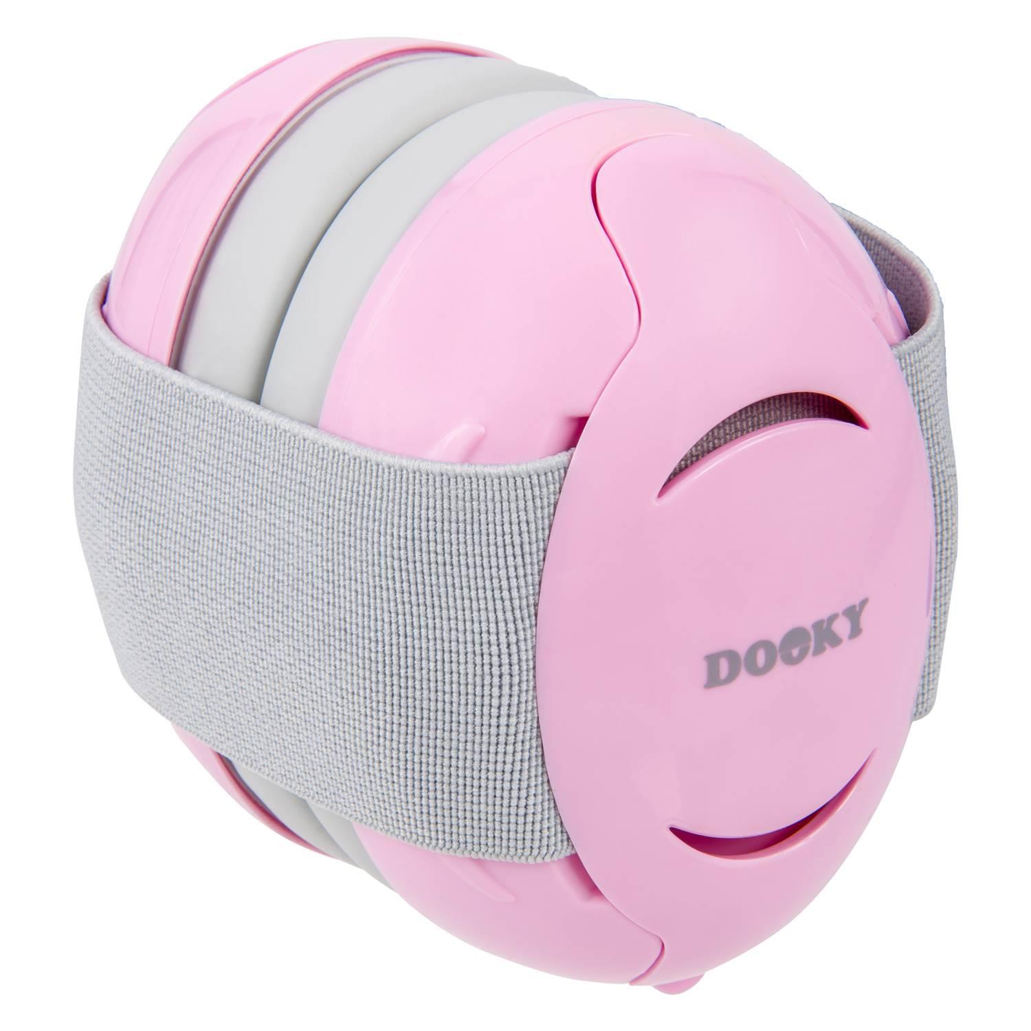 DOOKY Słuchawki ochronne Baby Earmuff pink 0-3 l