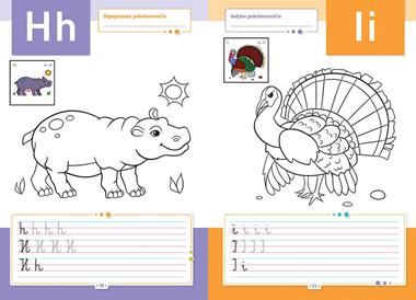 Pisanie Literek ze Zwierzętami | Daria Widermańska-Spala | 3+