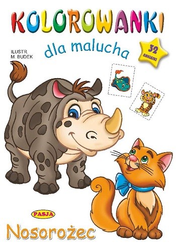 Nosorożec Kolorowanka dla malucha 16str | PS43300