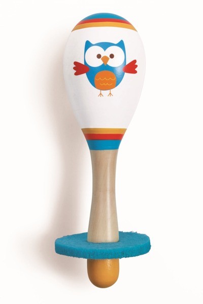 Scratch Marakasy Sówka Owl Lou II 6m+