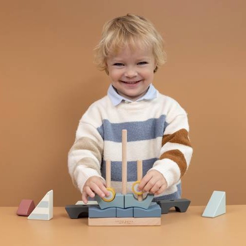 Little Dutch Łódeczka do układania 14el 1+