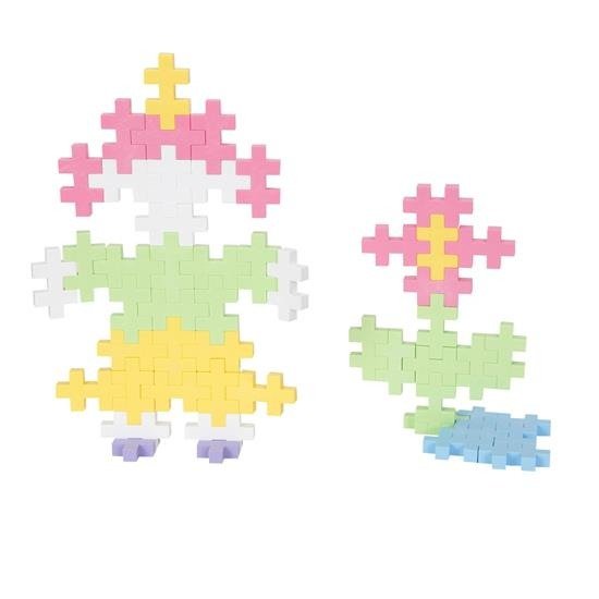 Plus-Plus Big Pastel Tuba 15 szt. - Klocki Konstrukcyjne 1+