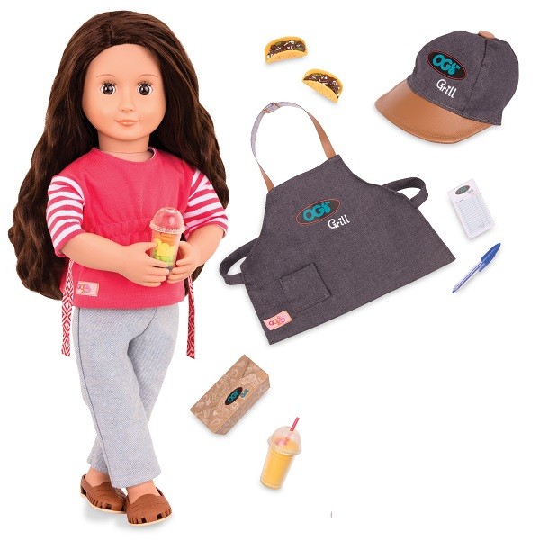Our Generation Lalka Rayna 46cm z Food Truckiem 3+