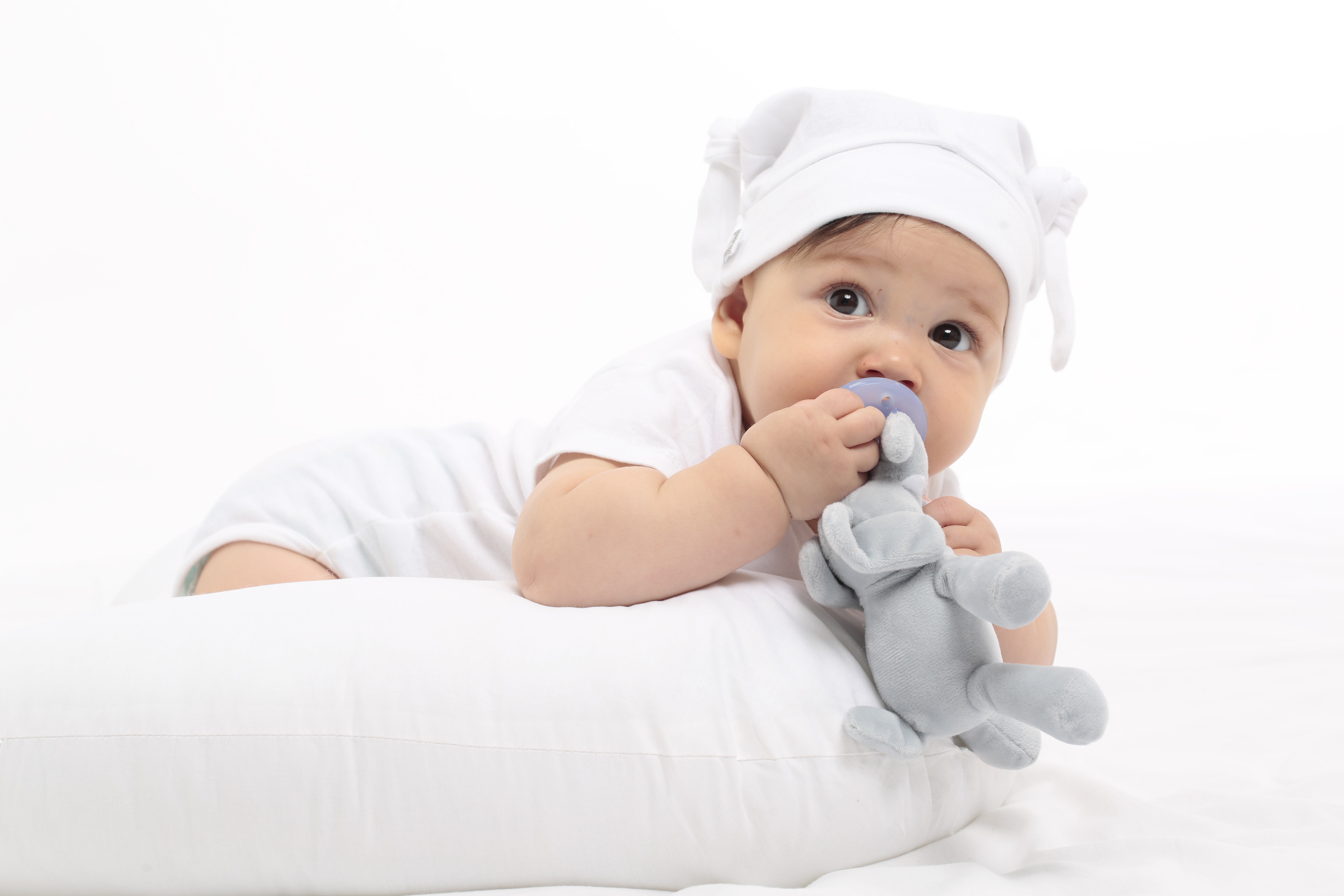 Minikoioi Smoczek z przytulanką Słoń 0+ | Edukacyjny