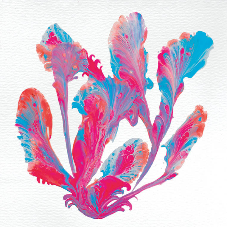 Janod Zestaw Kreatywny Malowanie Łańcuszkiem Kwiaty 8+