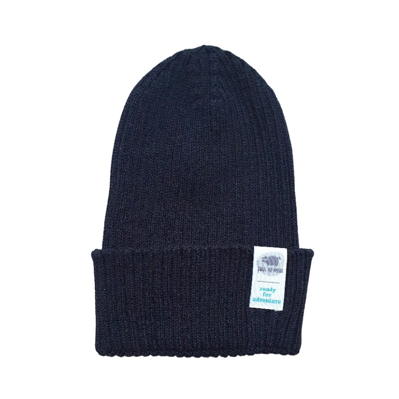 Czapka Beanie Pink No More Czarna 0-24 msc