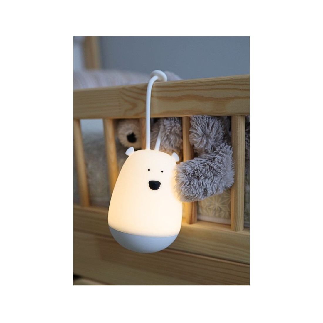 Rabbit&Friends Miś Lampka Nocna LED 0+ | Zawieszana