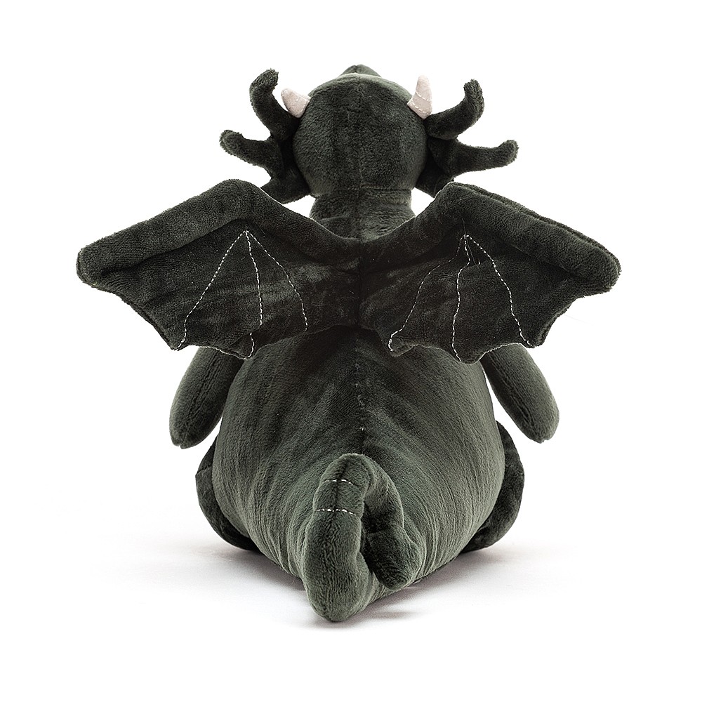 Jellycat Smok Zielony 19 cm - Przytulanka z Weluru 0+