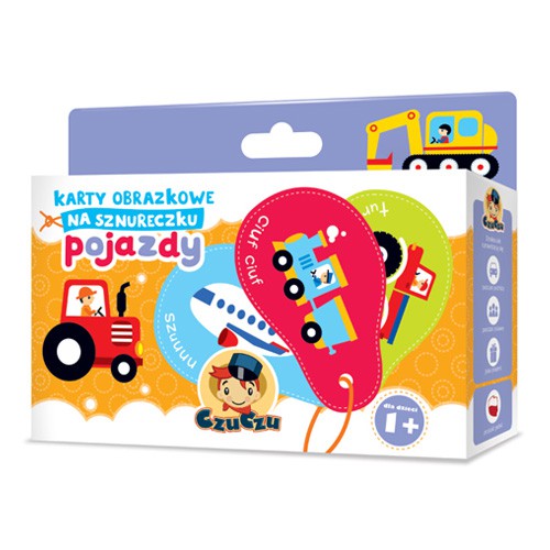 Czuczu Karty Obrazkowe Pojazdy 7el. 1+ | Edukacyjne