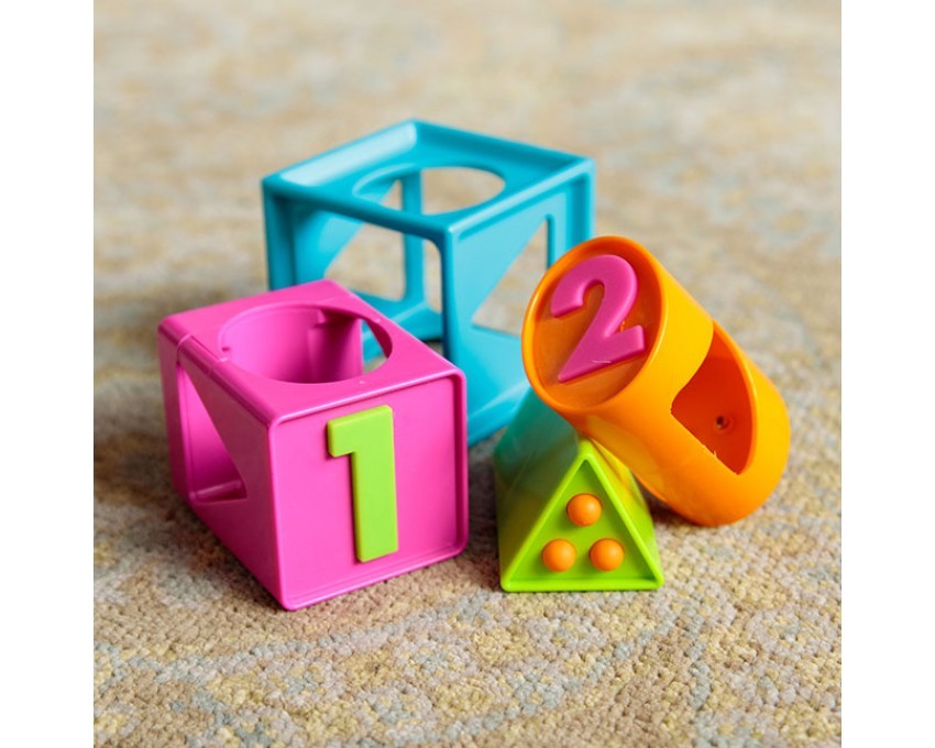 Fat Brain Toys Sześcian Mądrali 1-2-3 Smarty Cube 2+