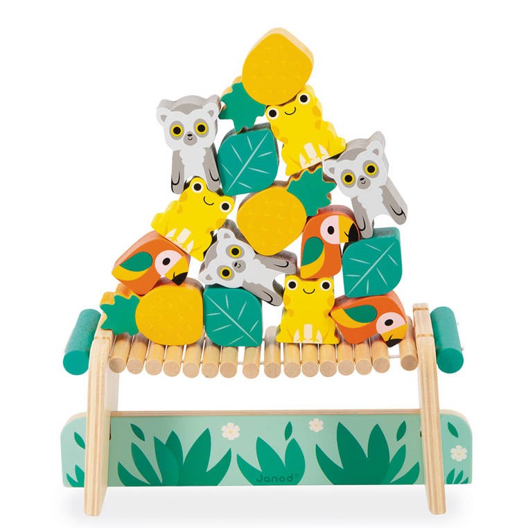 Janod Gra Balansowa Tropik Drewniana 2+