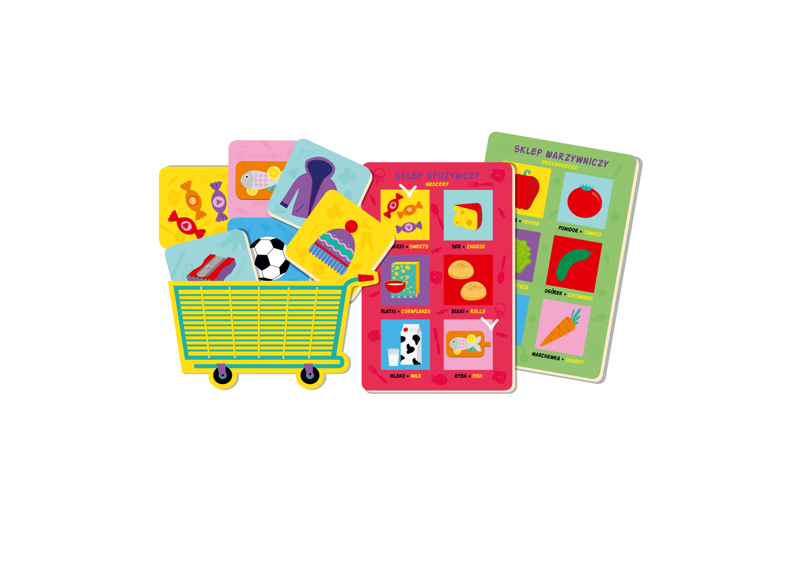 Gra edukacyjna Zakupy Kapitan Nauka 3+