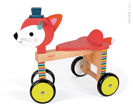 Janod Rowerek Czterokołowy Lisek Baby Forest 1+