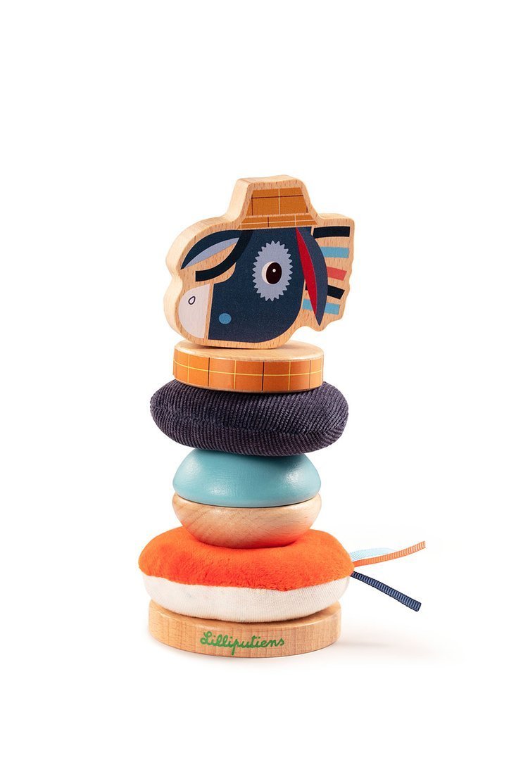 Lilliputiens Piramida Drewniana Osiołek Ignacy 1+